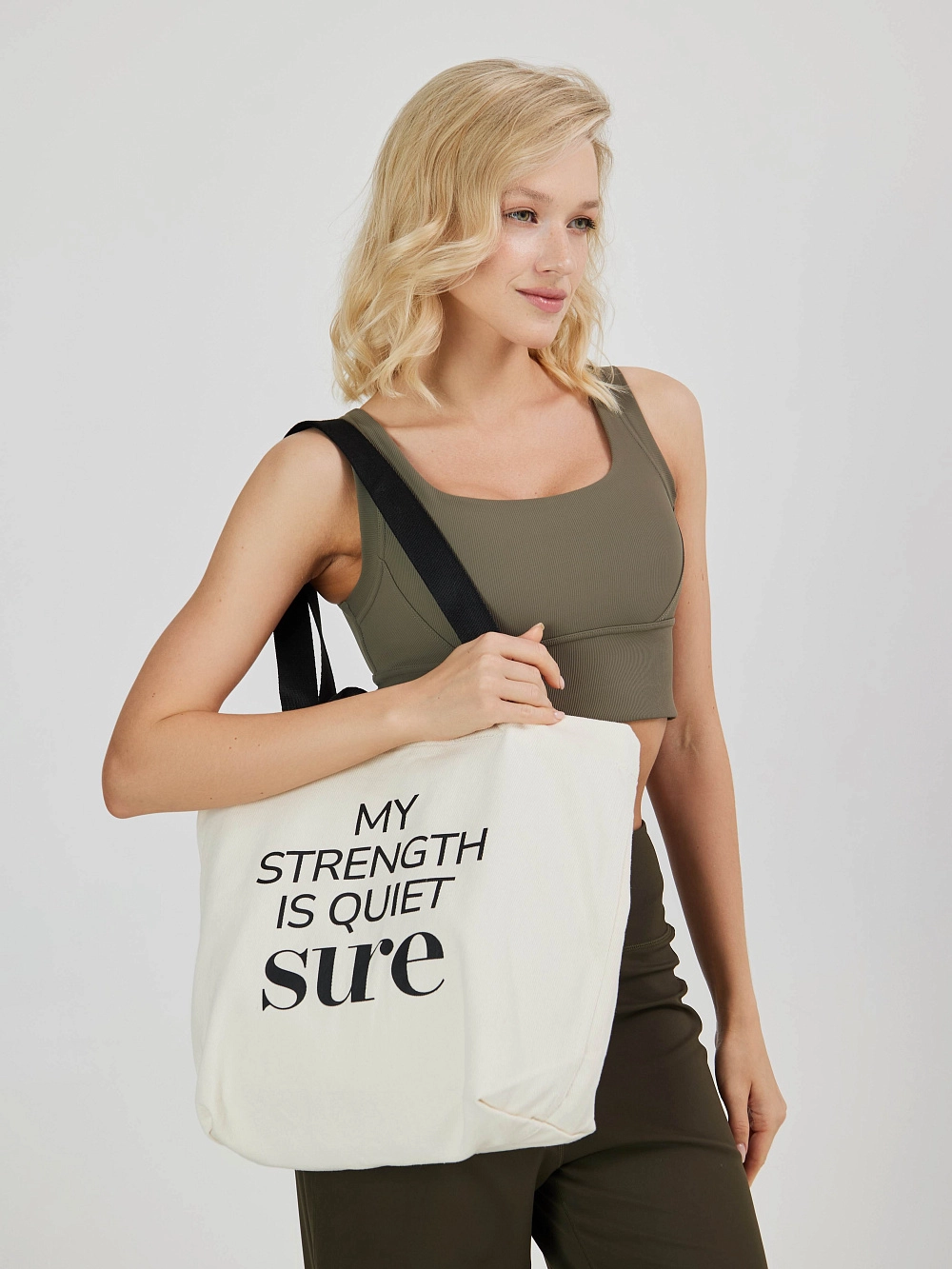 Сумка-шоппер MY STRENGTH IS QUITE - 12 